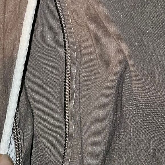 Danskin 2 Way Zippered Taupe Gray Light Jacket Womens Size M - Picture 5 of 9